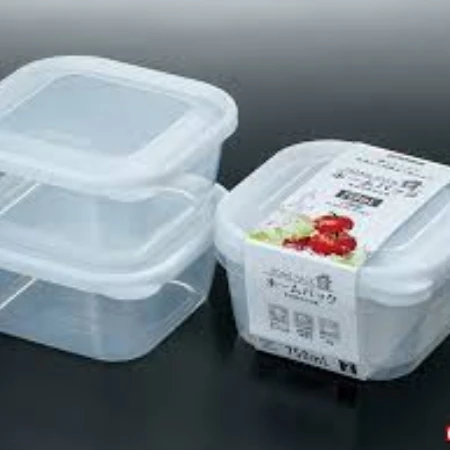 Set 2 hộp nhựa 650ml (nhựa trong)